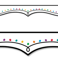Color Dotted Swirl EZ Border