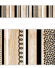 Stripes and Doodles on Wood EZ Border