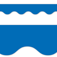 Blue Wavy EZ Border