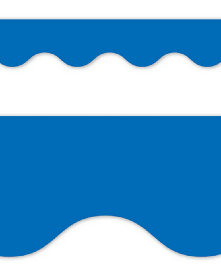 Blue Wavy EZ Border