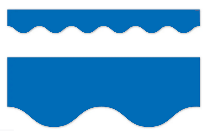 Blue Wavy EZ Border