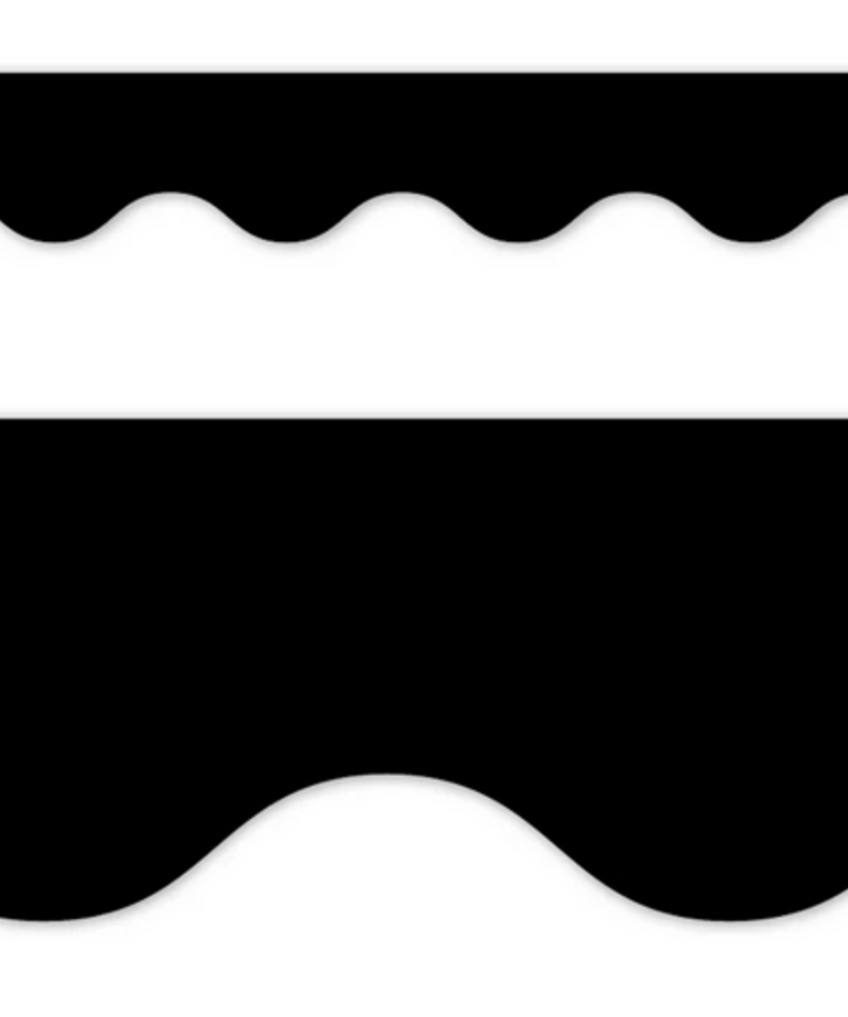 Black Wavy EZ Border