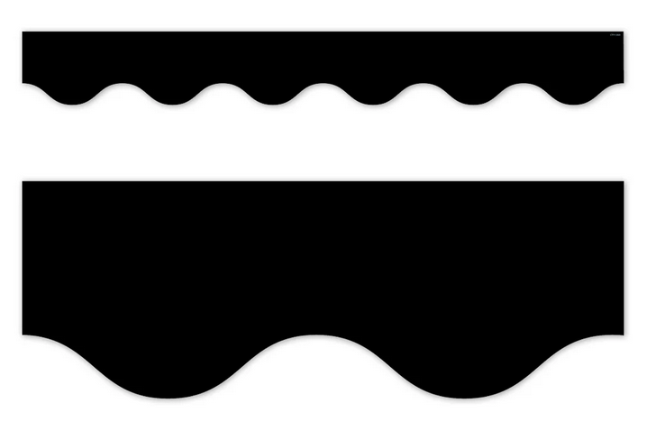 Black Wavy EZ Border
