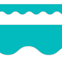 Turquoise Wavy EZ Border