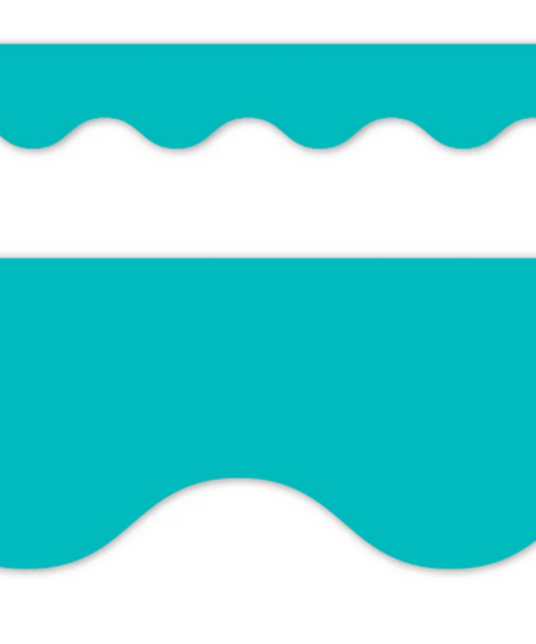 Turquoise Wavy EZ Border