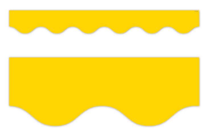Yellow Wavy EZ Border