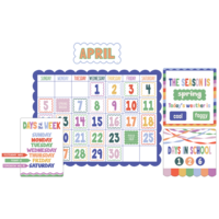 Color Crush Calendar Bulletin Board