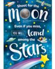 Shoot for the Moon Positive Poster