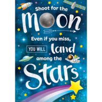 Shoot for the Moon Positive Poster