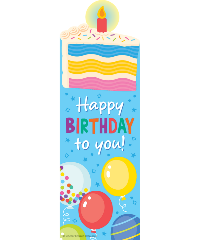 Birthday Cake Smelly Bookmarks