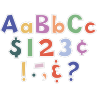 Color Crush 4" Fun Font Letters