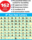 Color Crush 4" Fun Font Letters