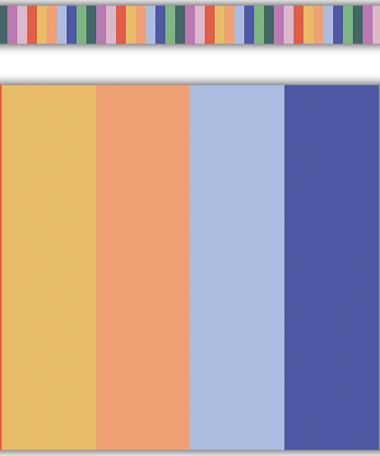 Color Crush Stripes Straight Border