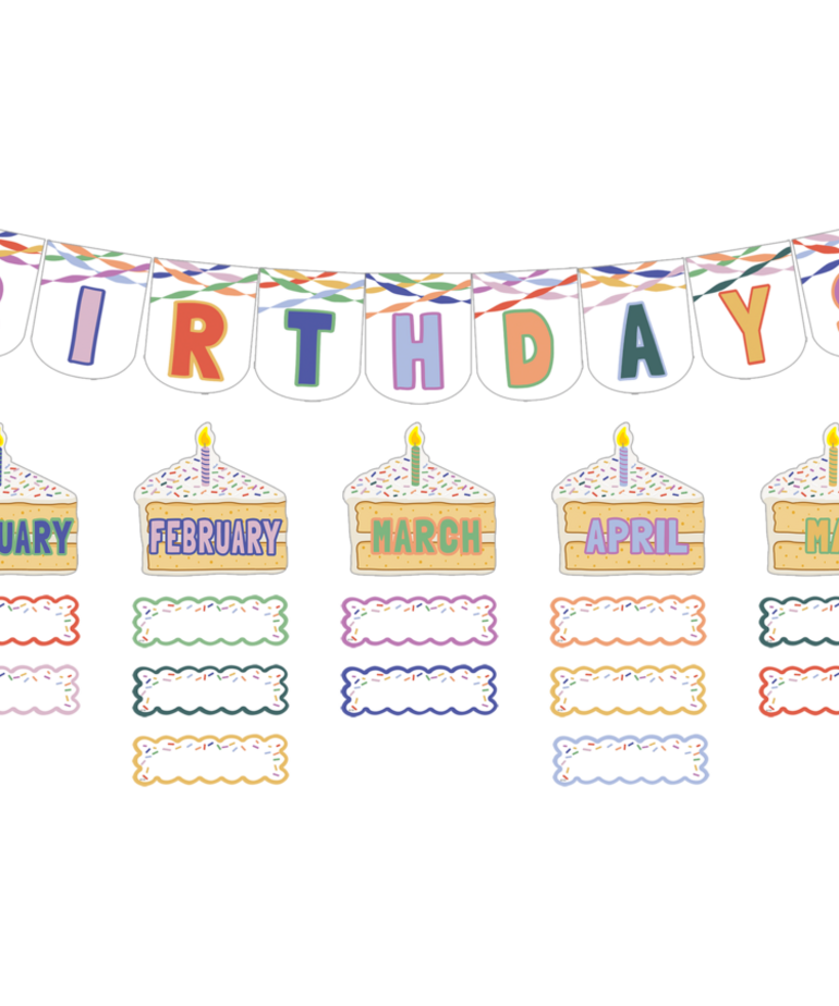 Color Crush Happy Birthday Mini Bulletin Board