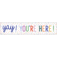 Color Crush Yay! You're Here Banner