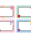 Cool for School Checkers Name Tags/labels