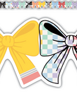 Cool for School Bows Border