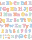 Cool for School Checkered Letters 4"