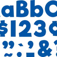 Everyday 4" Letter Blue