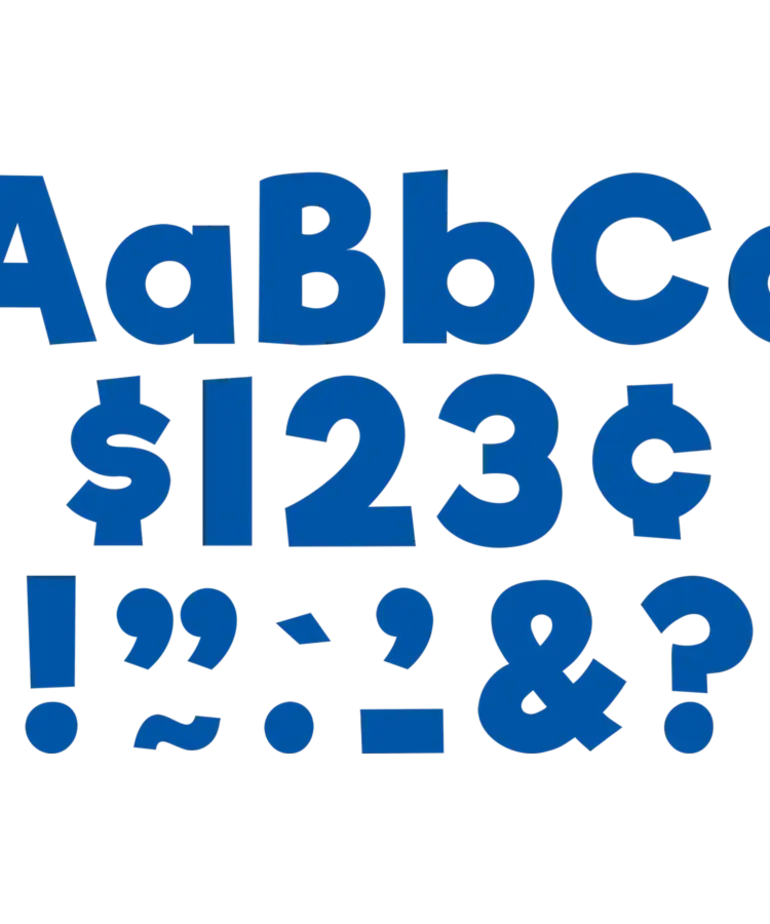 Everyday 4" Letter Blue