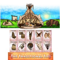 Tipi Bulletin Board Set