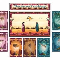 Seven Teaching Bulletin Board set