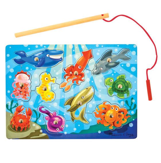 Magnetic Wooden Game-Fishing