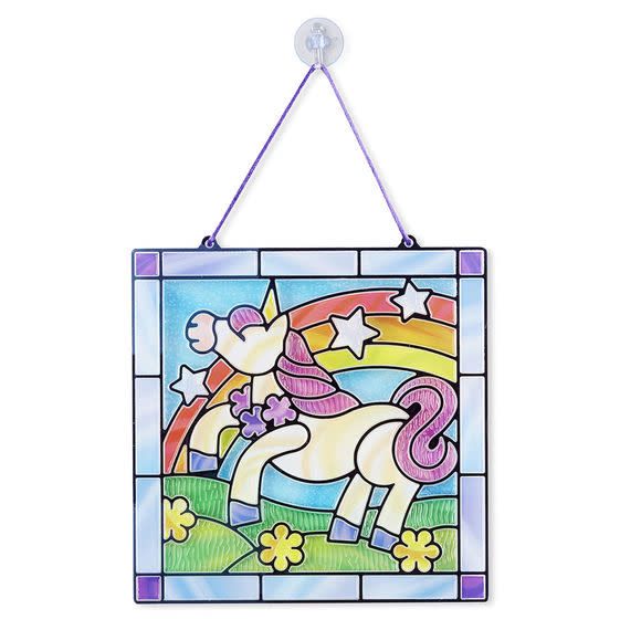 Stained Glass- Unicorn
