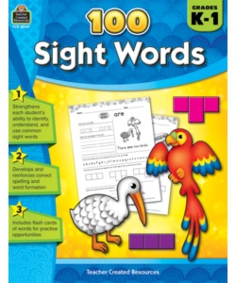 100 Sight Words Grades K-1