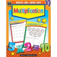 Multiplication Write-on Wipe-Off Book