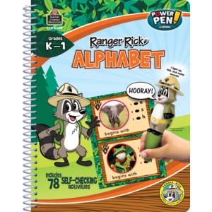 Ranger Rick Power Pen Learning Book-Alphabet