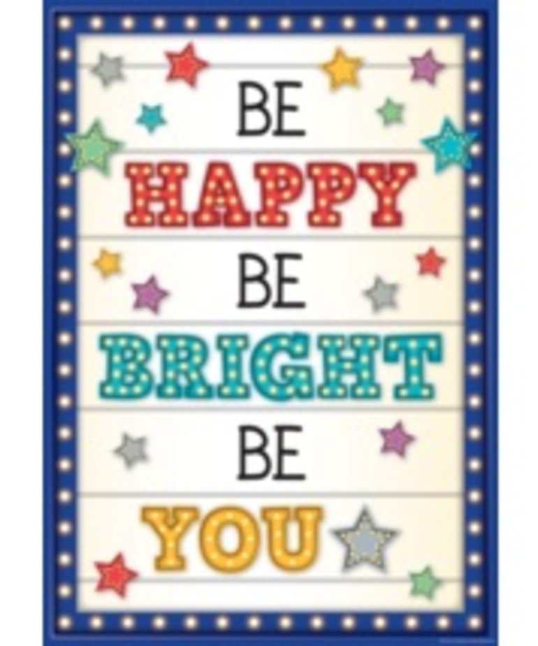 Be Happy Be Bright Be You-Poster