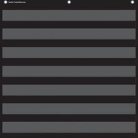 Black 7 Pocket Storage Chart