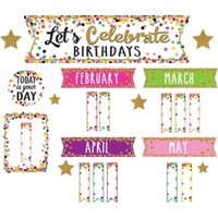 Let's Celebrate Birthdays Mini Bulletin Board