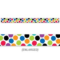 Bold & Bright Colourful Spots Border