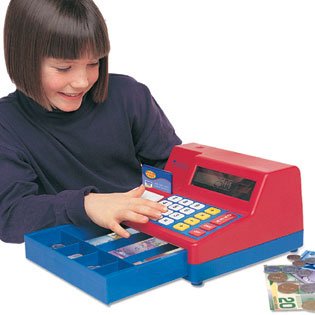 Learning Resources Cash Register w/Canadian Currency