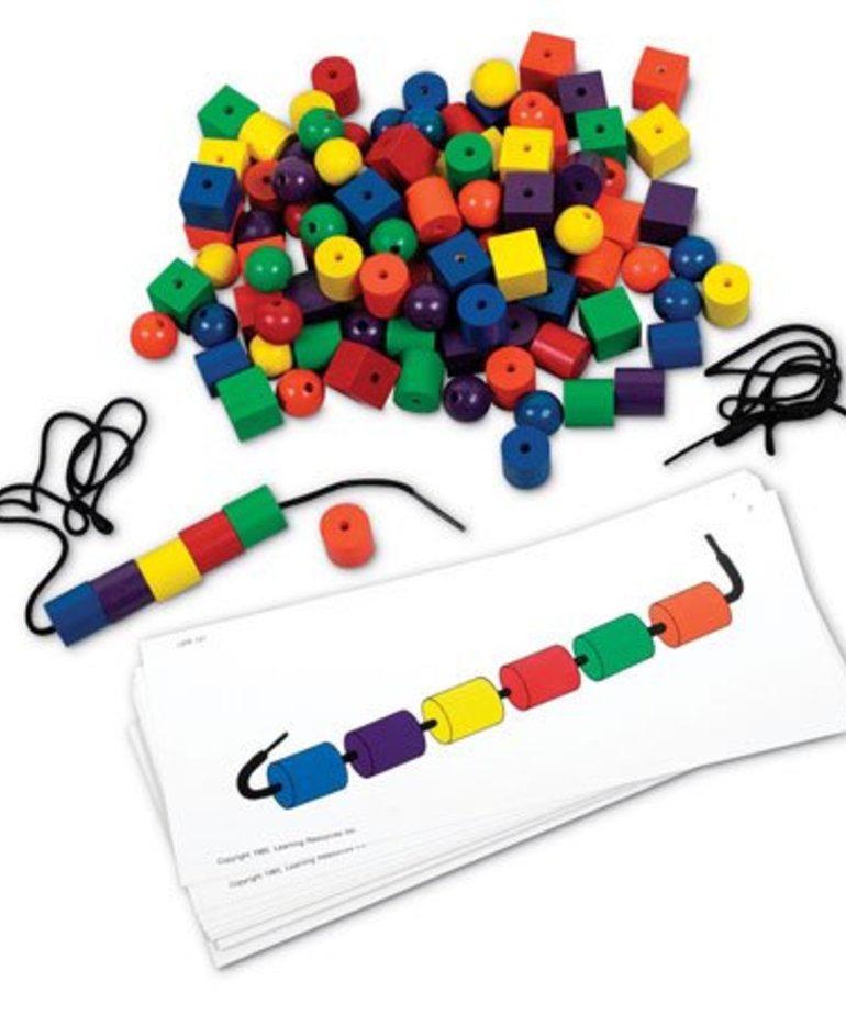 Learning Resources Beads and Pattern Card Set