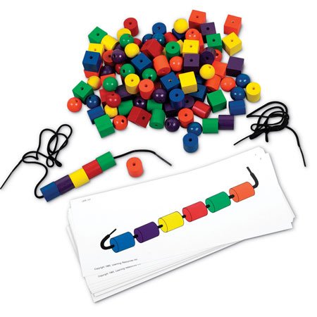 Learning Resources Beads and Pattern Card Set