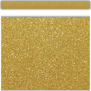 Gold Shimmer Straight Border Trim