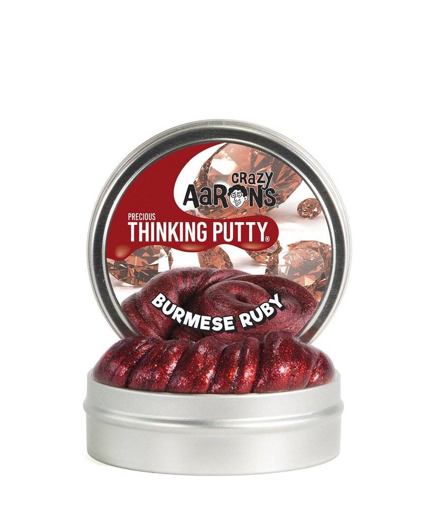 Crazy Aaron's Thinking Putty- Burmese Ruby