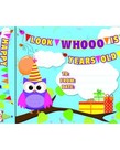 Happy Birthday Owls Bookmark Awards