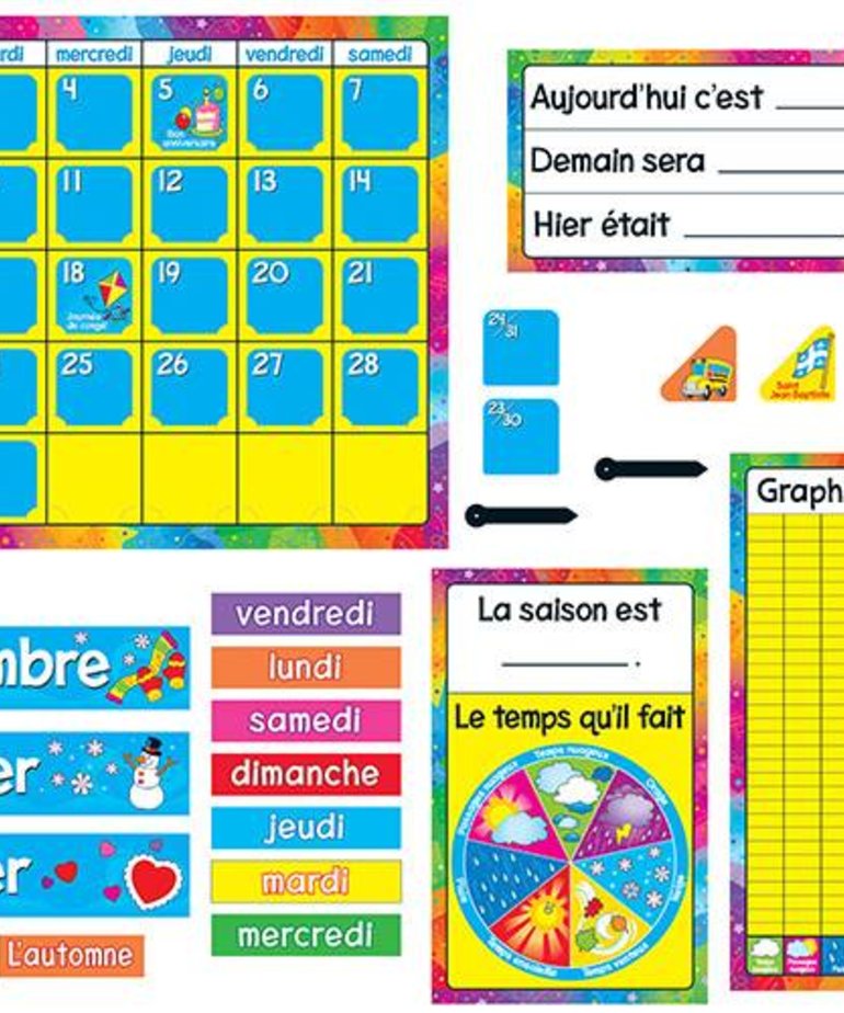 French Calendar (monthly)