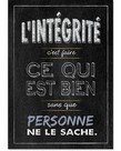 French Poster - L'Integrite