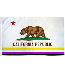 Pride Flags 3 x 5 Feet California - Non Binary