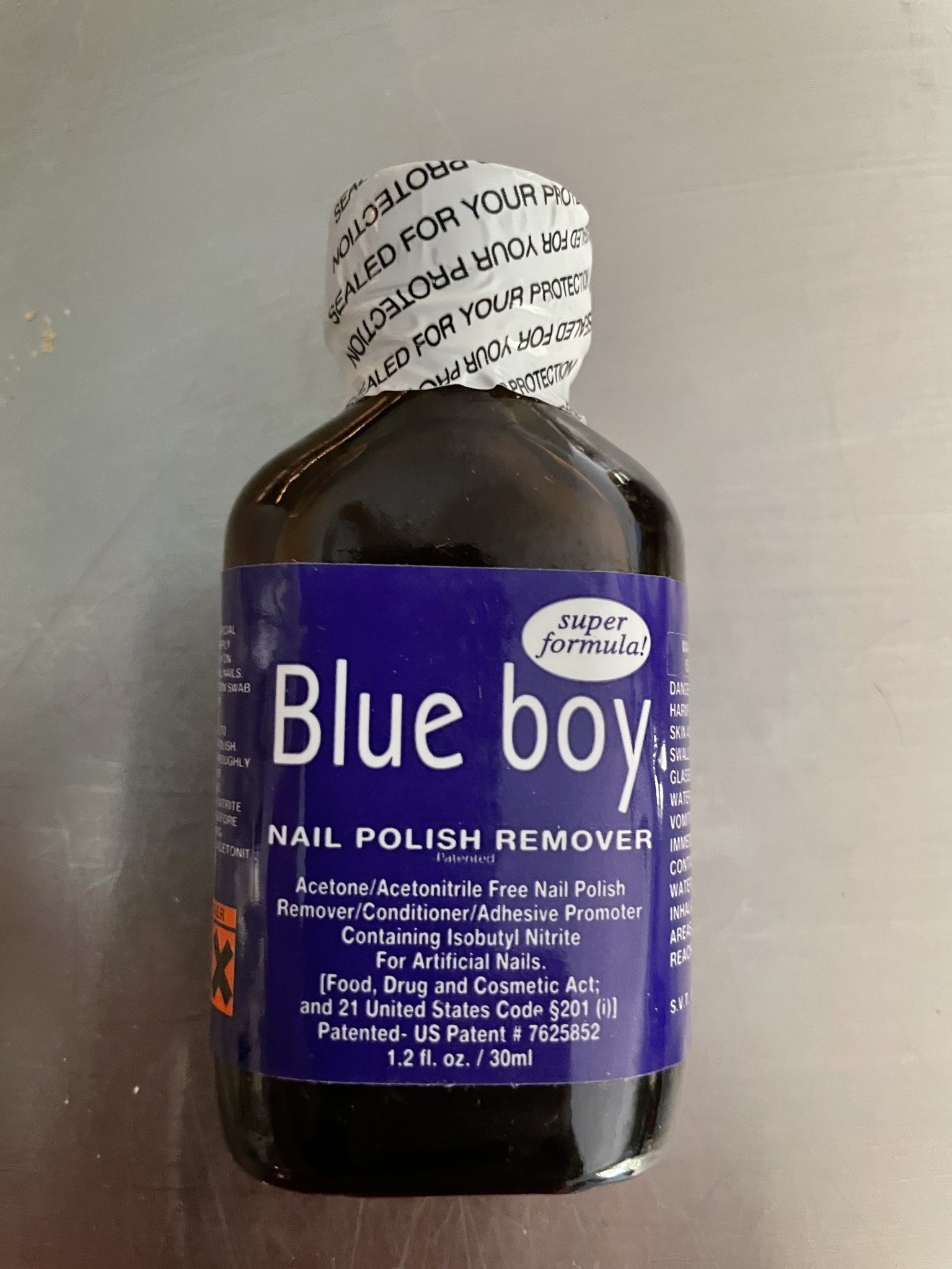 Blue Boy Nail Polish Remover 30ml