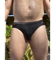 Swim Brief, Solid Black