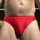 Swim Brief, Solid Red