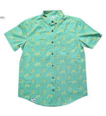 Cheetah, recycle plastic bottle shirt