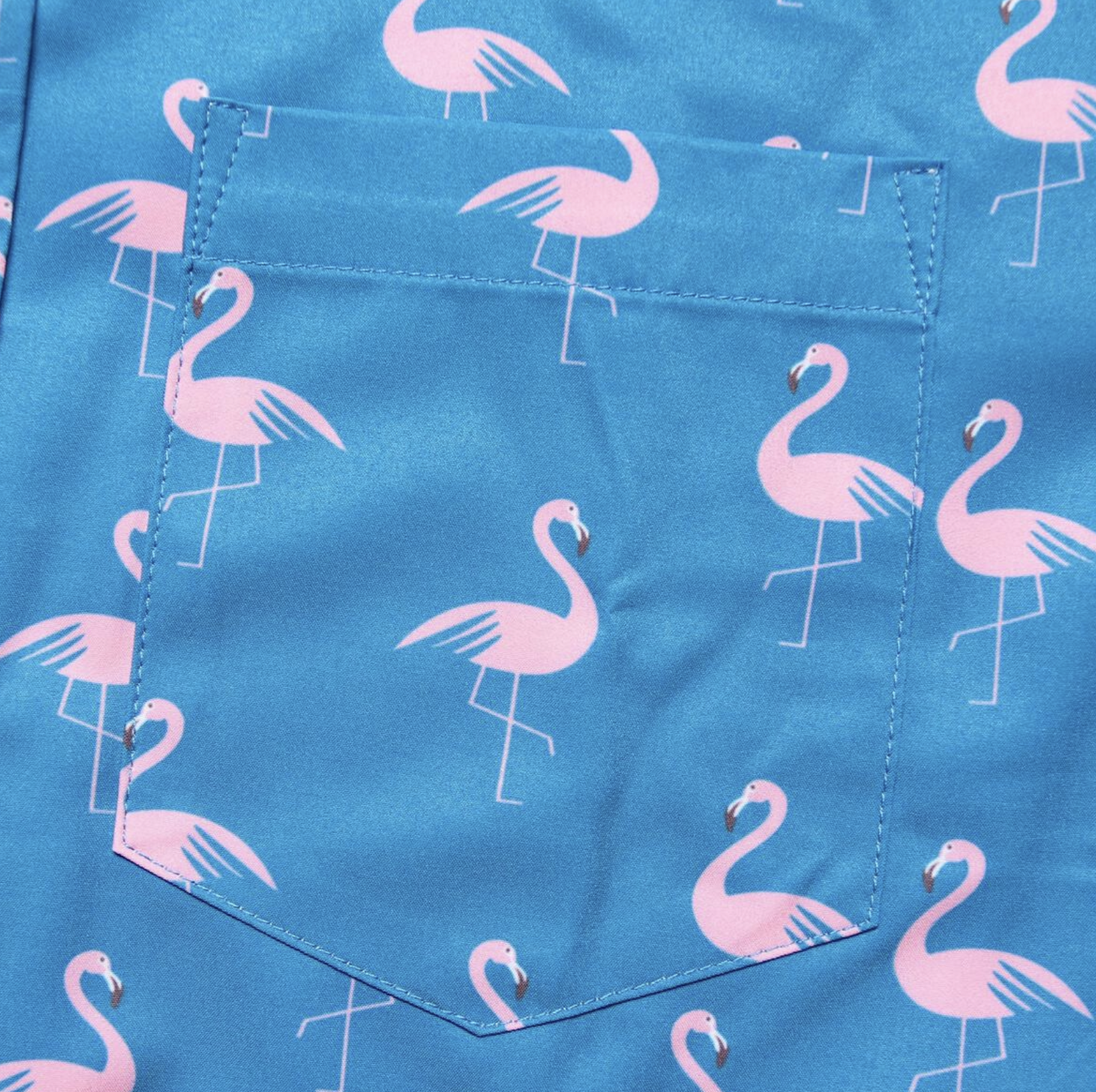 Crazy Flamingo, recycle plastic bottle shirt