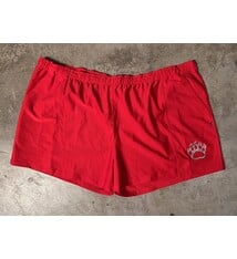 Sale Swim Pocket Bear Paw Short, Red